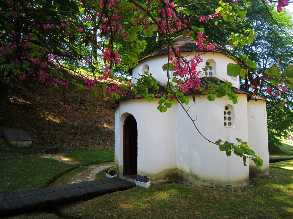 In the monastery garden