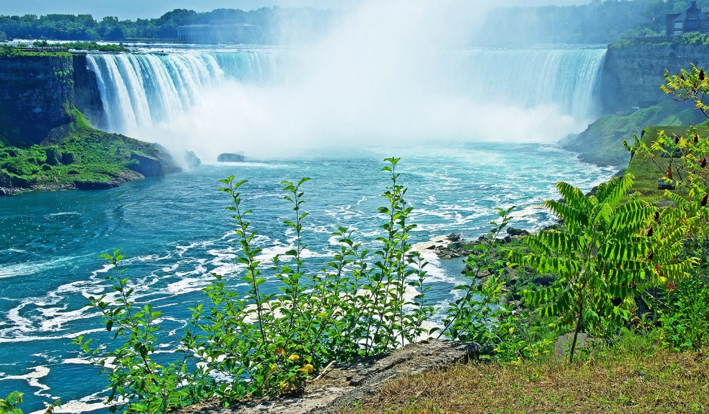The Niagara Falls.