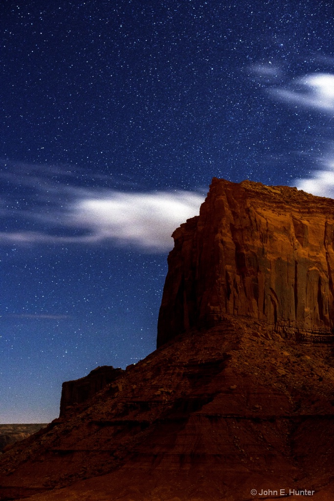 Mitchell Mesa at Night - ID: 15544162 © John E. Hunter