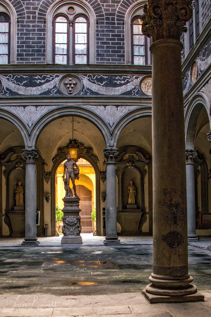 A Courtyard in Florence