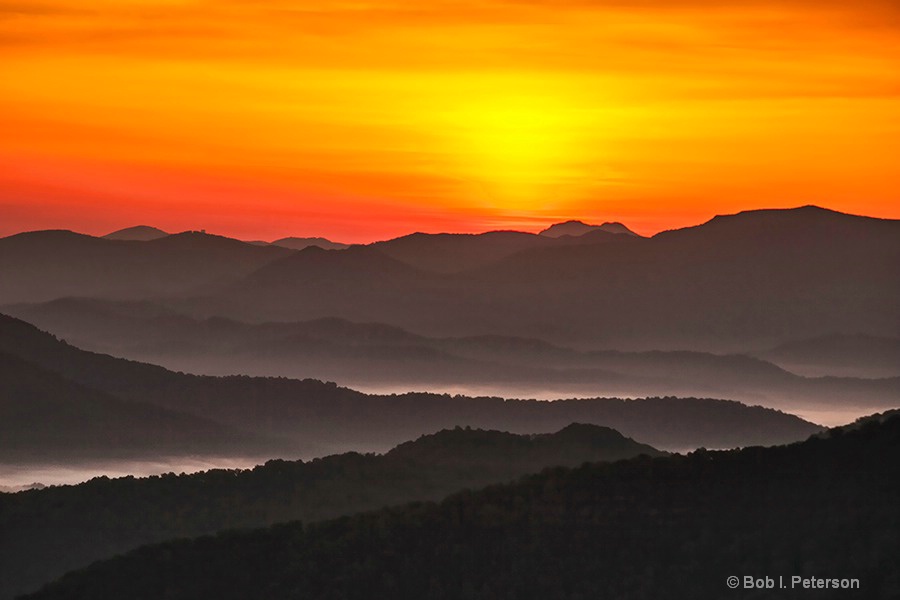 Grandfather Mtn awaiting sun