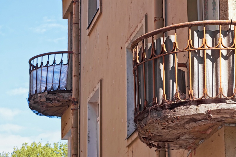 Two Old Balconies