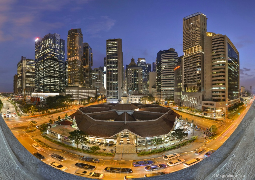Pano: Singapore Cityscape