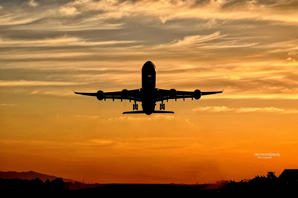 Take-off at Dusk