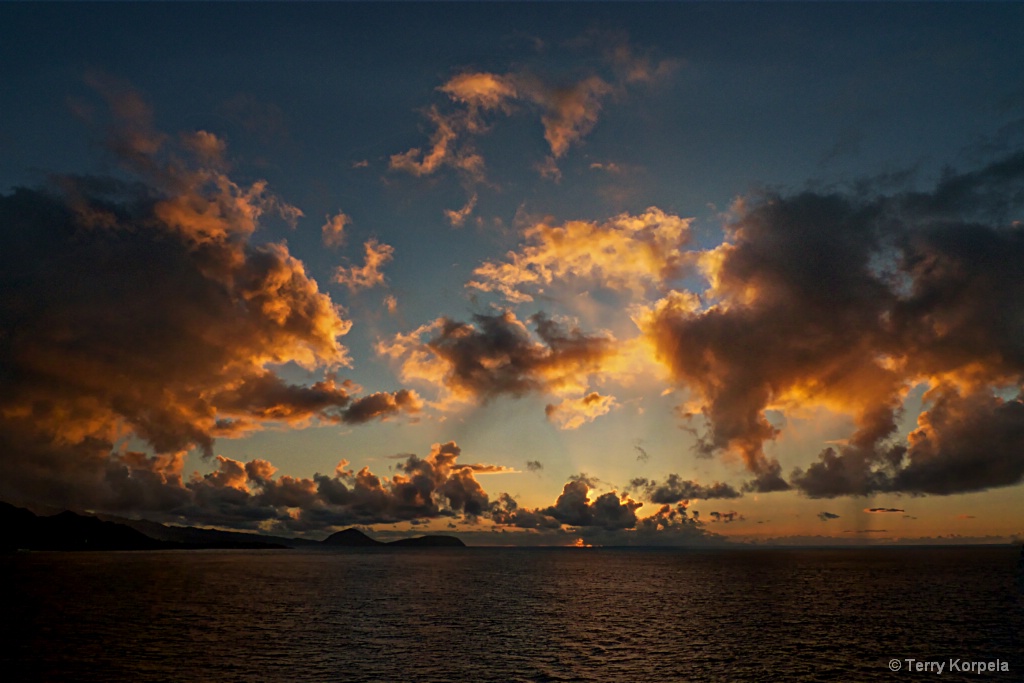 Caribbean Sunset - ID: 15549460 © Terry Korpela