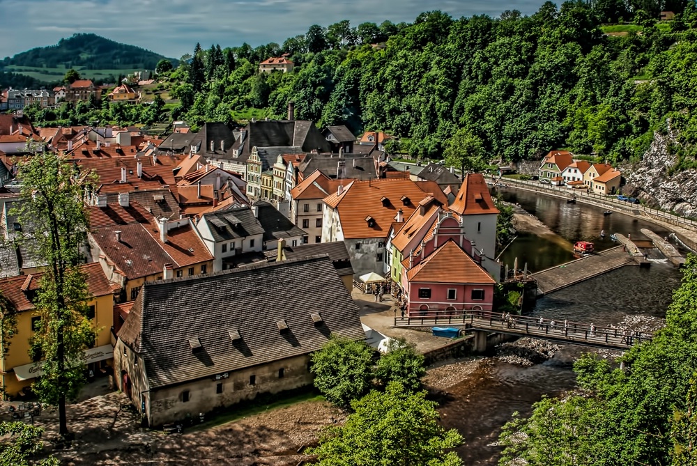 Looking Down to the Old  Town