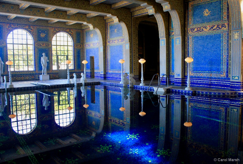 Indoor pool at Hearst Castle