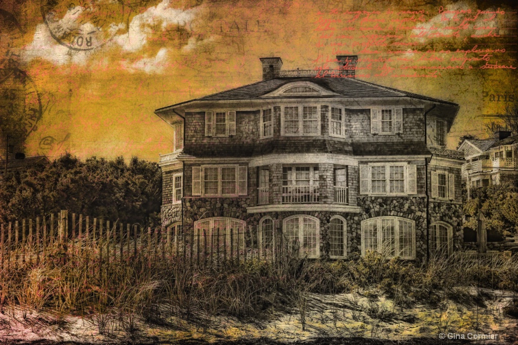 Haunted House Post Card