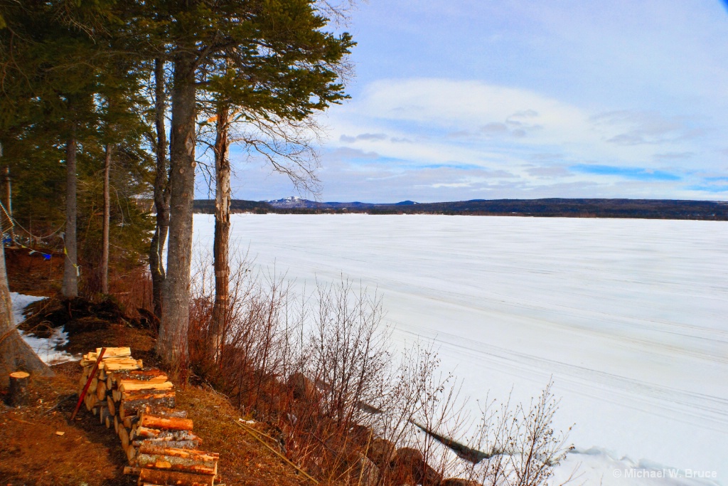 West Pond Still Frozen