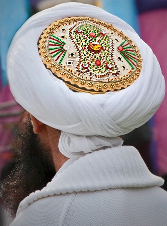 Exotic Indian turban!