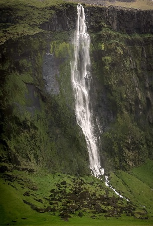 Tall waterfall