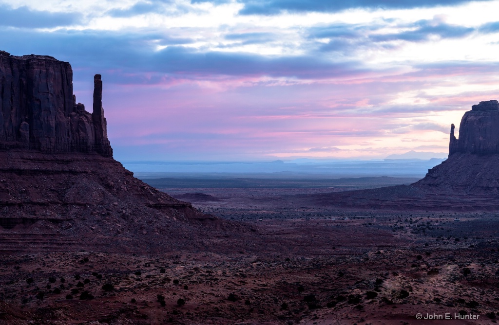 Left and Right Mitten at Sunset - ID: 15551416 © John E. Hunter