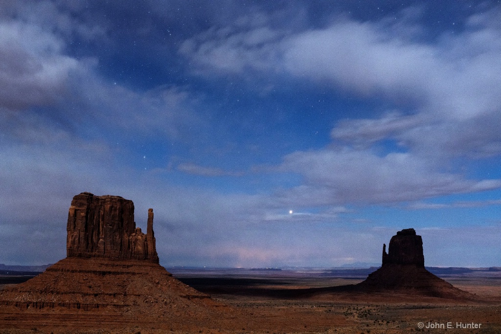 Left and Right Mitten at Night - ID: 15551447 © John E. Hunter