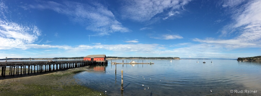 Tides out in Coupeville, WA