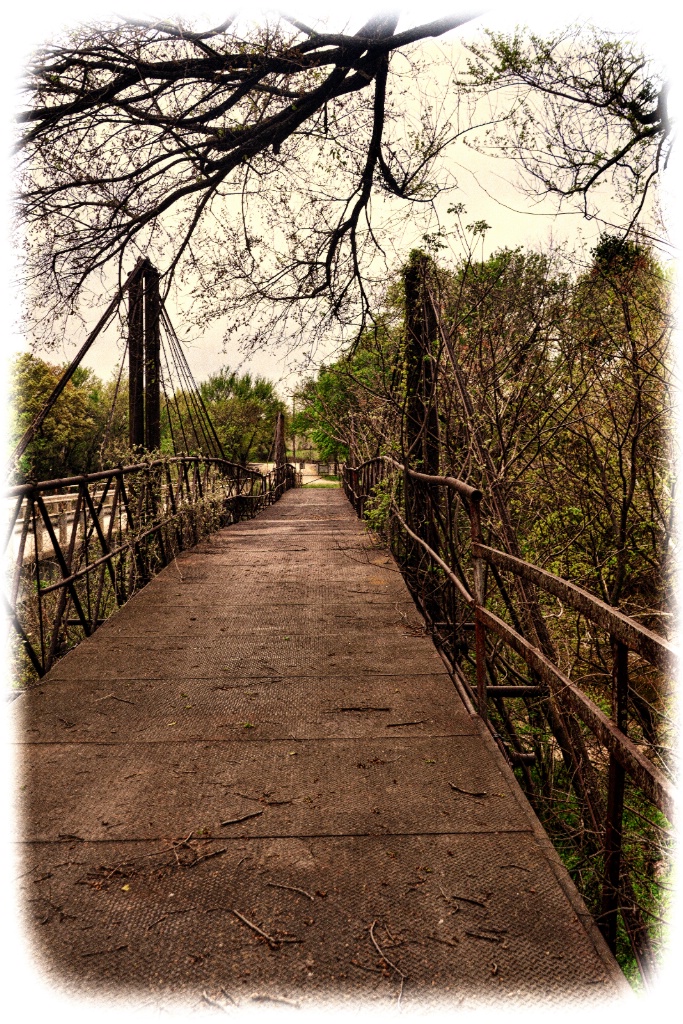 -----"Bluff Dale Suspension Bridge"------