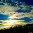 Sun going down at...