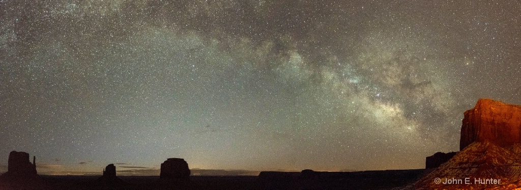 MilkyWay Panoramic at Mitchell Mesa - ID: 15559775 © John E. Hunter