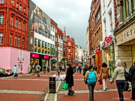 Downtown Dublin, Pedestrians Only