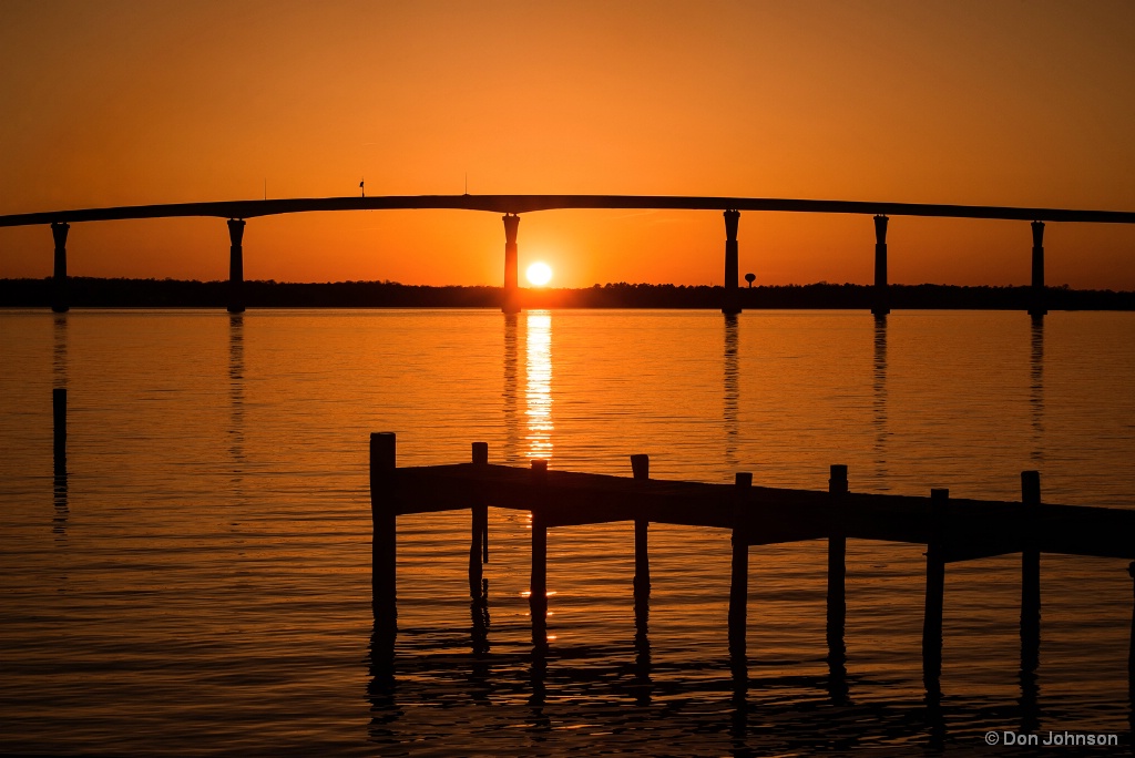 Sunset-Dock & Bridge 4-21-18 537