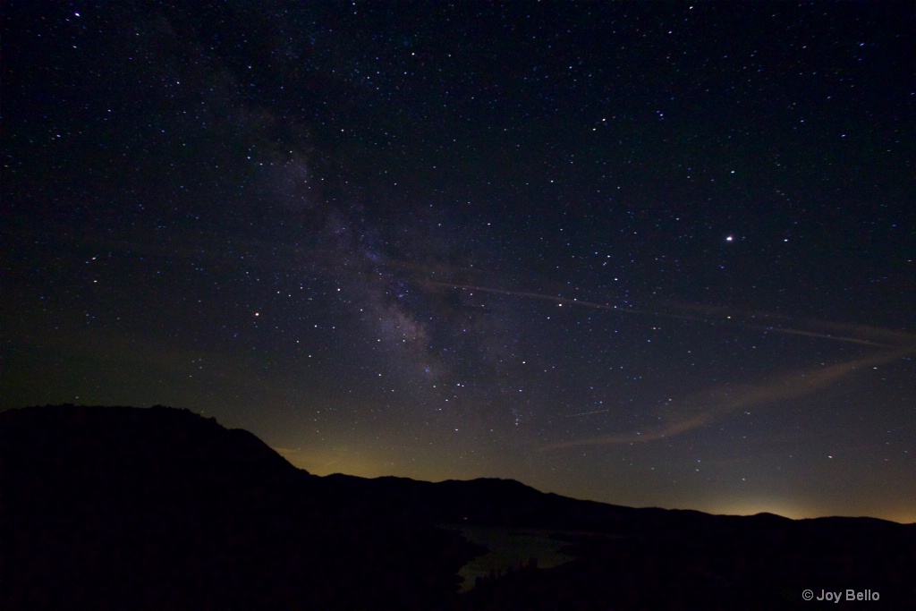 Milky Way over Lake McClure