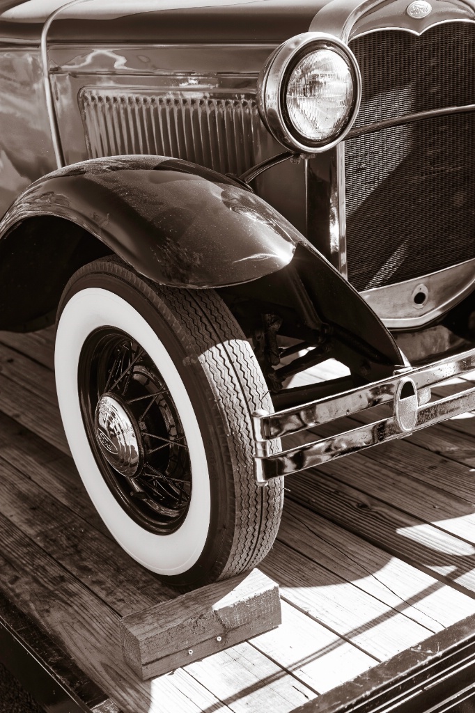 Old Ford sepia