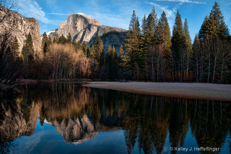 Reflection of Half Dome - ID: 15566880 © Kelley J. Heffelfinger