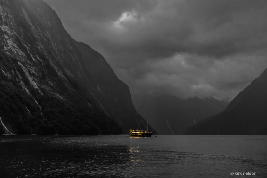 Overnight on the Milford Sound