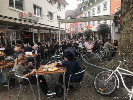 Lunchtime in Freiburg, Germany 