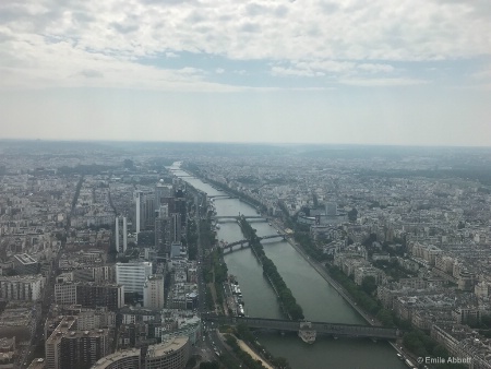 View from Eiffel Tower 58th floor