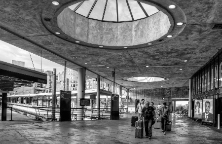 South Station Travelers