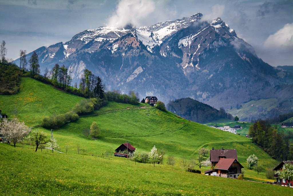 Stanzerhorn-Swiss Countryside