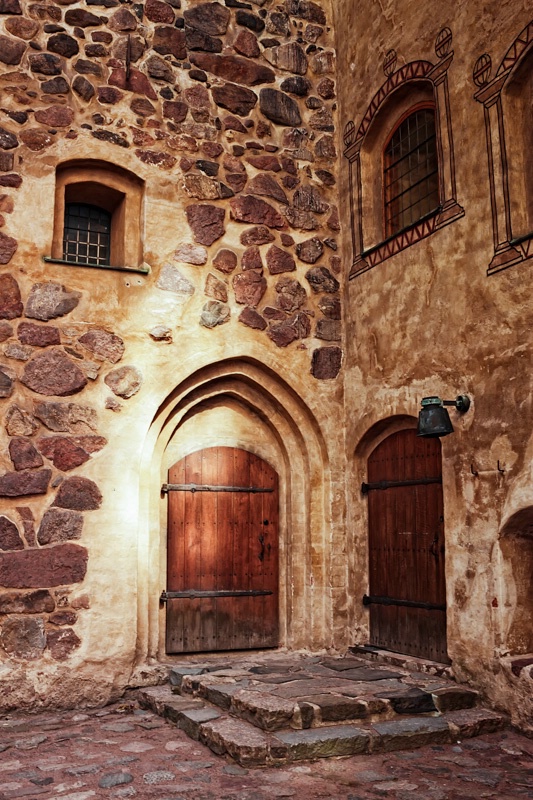 Medieval Doorway At The Castle of Turku