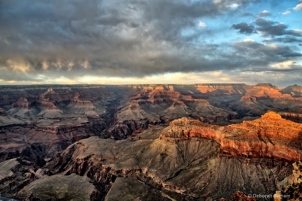 Sunset over the Grand Canyon