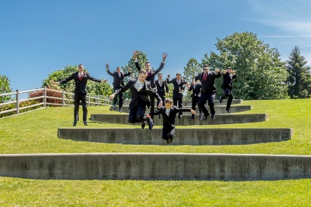 Groomsmen Leap of Joy