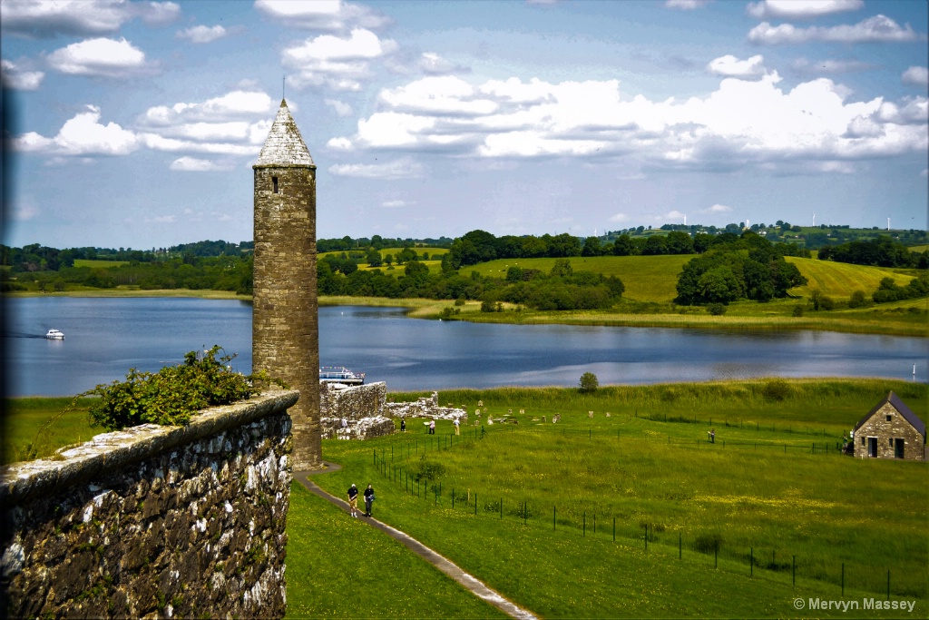Part of the Monastic Ruins on Devenish Island