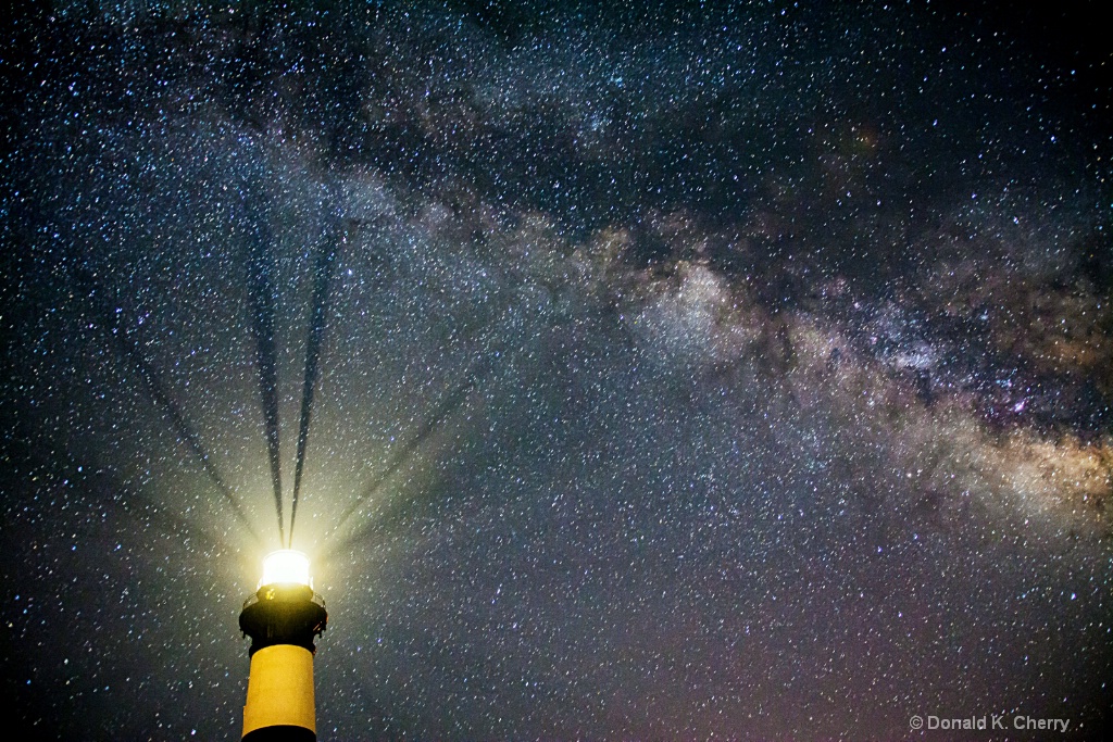 Milky Way Above The Bodie Lighthouse 