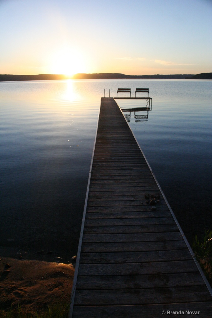 Sunrise on Crystal Lake, Frankfort
