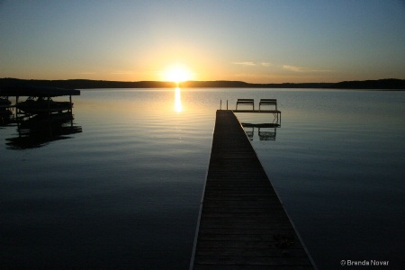 Sunrise on Crystal Lake, Frankfort 