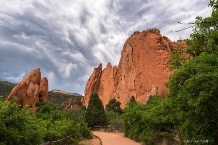 Cloudy Day at Garden of the Gods