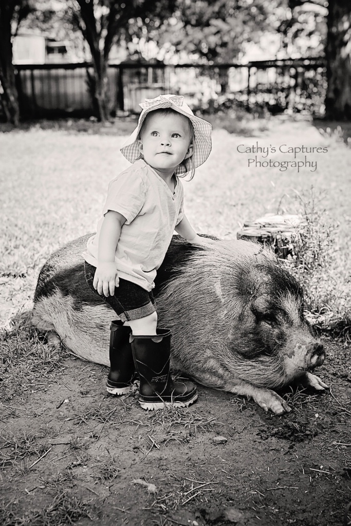 ~Hannah & Her Pig~