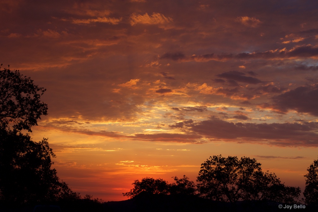 Brilliant August Sunset