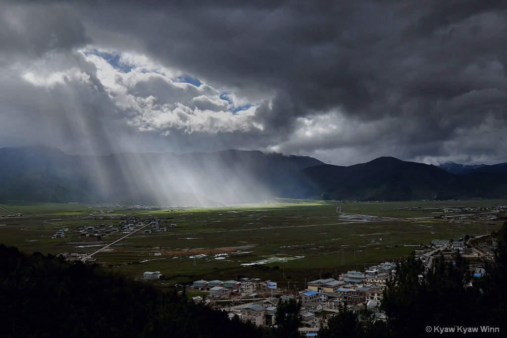 Rays over the Village