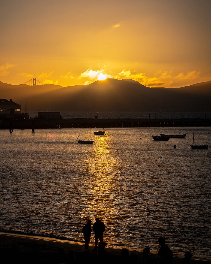 Sunset Over San Francisco Bay