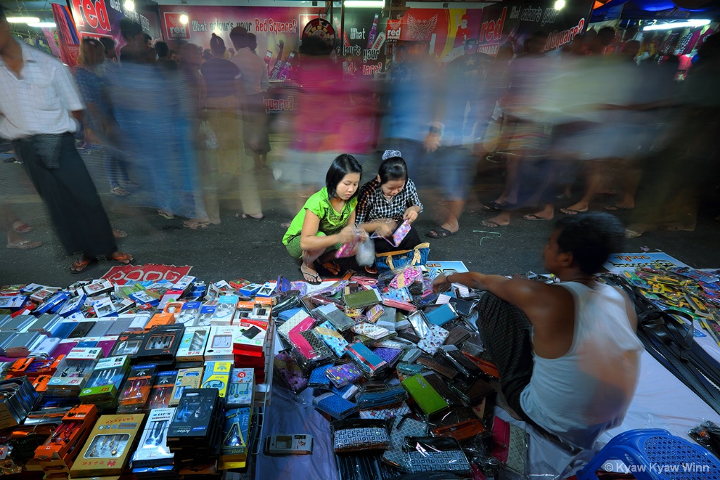 Night Life in Yangon