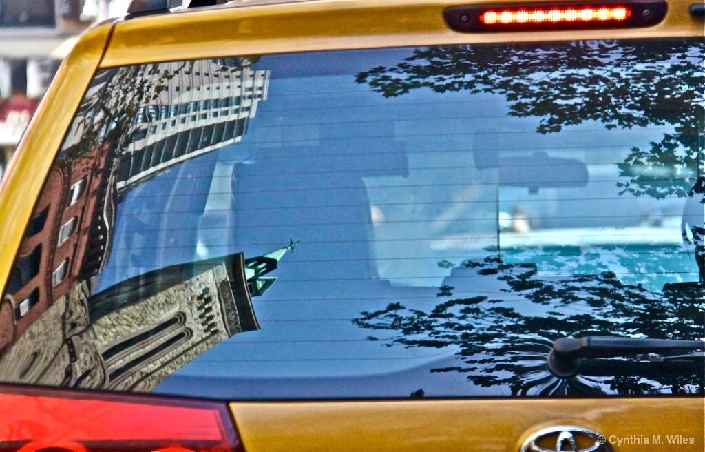 NYC Cab Rear Window - ID: 15595220 © Cynthia M. Wiles