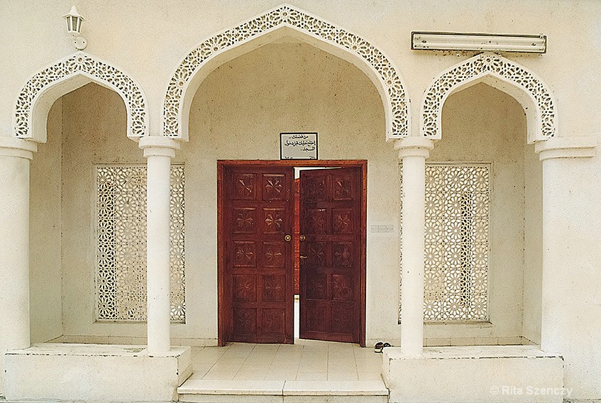 White entrance