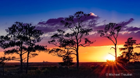 Sunset at Saxis, Va