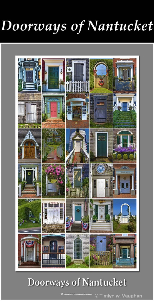 Fine Art Print - Doorways of Nantucket - ID: 15599545 © Timlyn W. Vaughan