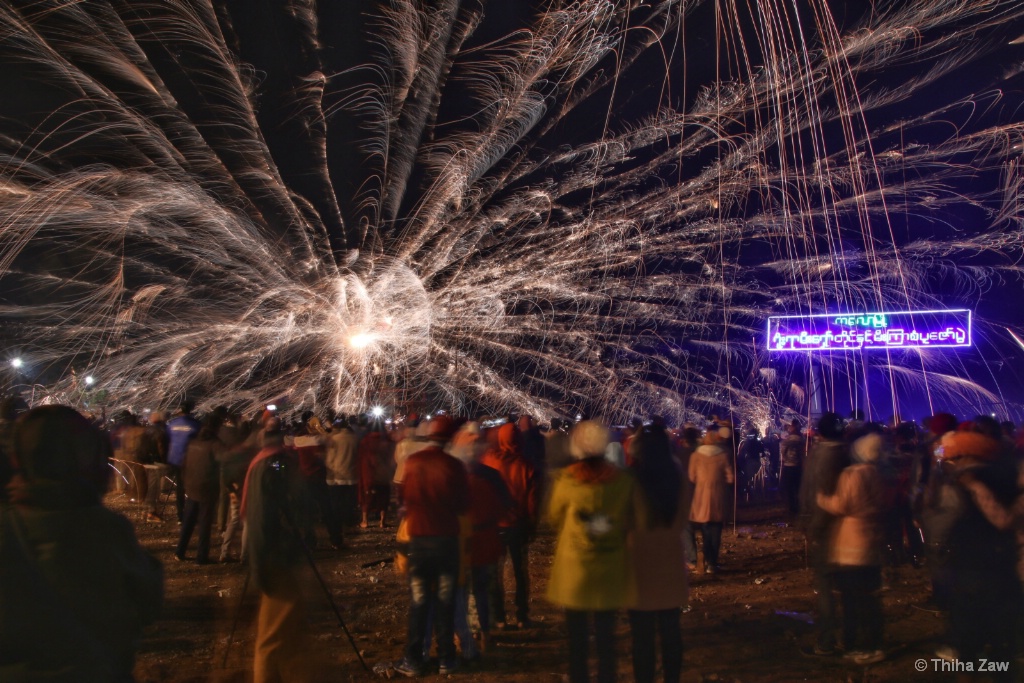 Lightning festival in kalaw