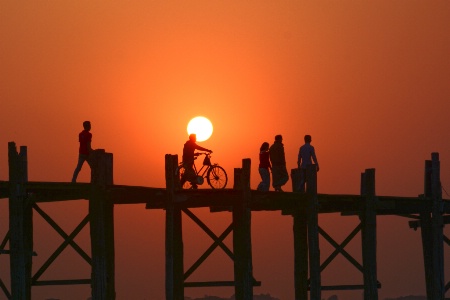 On the bridge